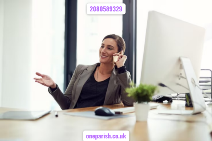 Spam calls from 2080589329 warning sign on smartphone screen