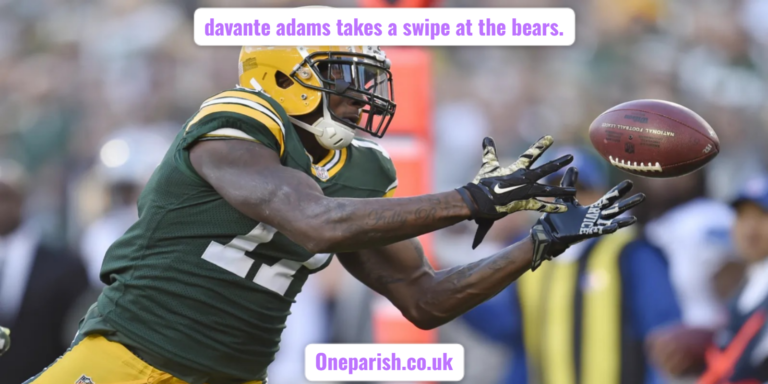 Davante Adams takes a swipe at the Bears during NFL game