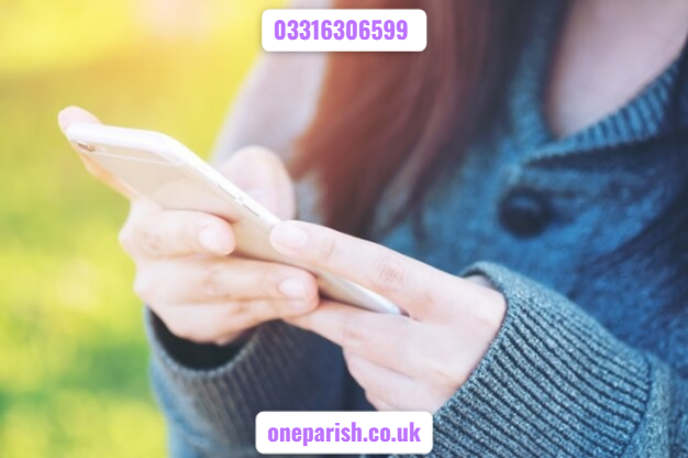 Phone displaying an incoming call from 03316306599 flagged as spam